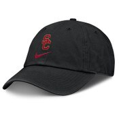 USC Trojans Nike Black SC Interlock Swoosh Trojans Team Club Primetime Unstructured Hat